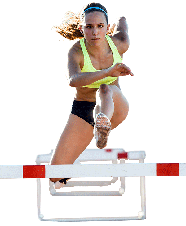 Atleta se preparando para a competi&ccedil;&atilde;o
